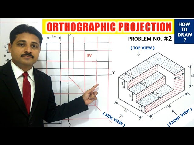 ORTHOGRAPHIC PROJECTION IN ENGINEERING DRAWING IN HINDI (Part-2) @TIKLESACADEMYOFMATHS
