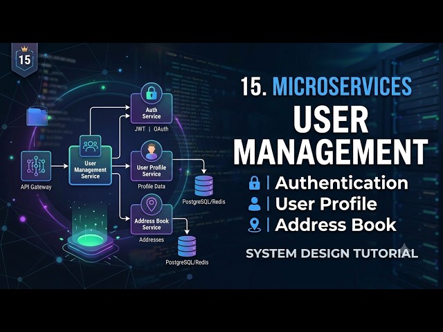 15.  Authentication, User Profile & Address Book |  User Management  | Microservices - Hindi
