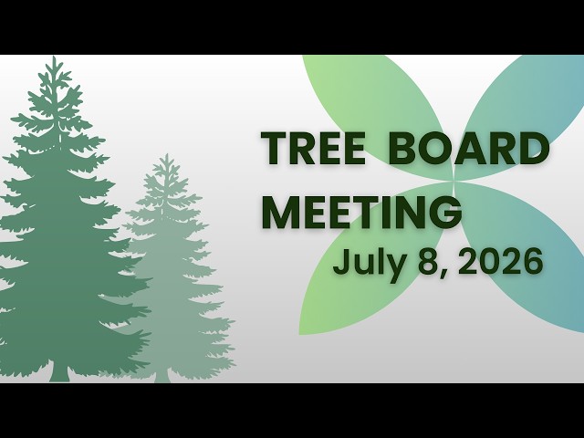 July 8, 2026 Tree Board Meeting