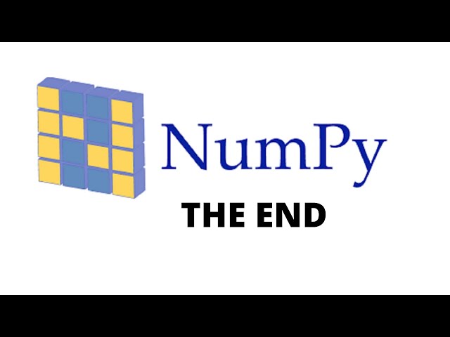 Numpy End Course Video ( Thank you )  - Tamil | Numpy Python Library Full Course
