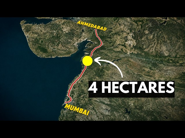 The $24 Billion Bullet Train Delayed by 4 Hectares
