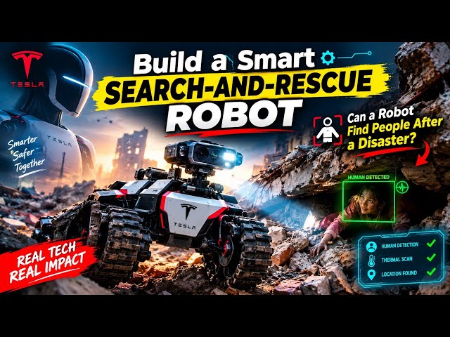 🤖Can a Robot Find People After a Disaster?| Smart Search & Rescue Robots Explained@TE-DEXLaboratory 