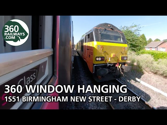 1S51 Birmingham to Derby HST in 360º (View in 4K)