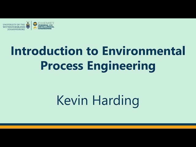 Introduction to Environmental Engineering [Lecture]