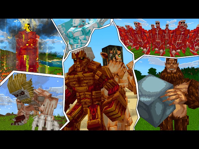 IT UPDATED!! THE BEST ATTACK ON TITAN ADDON IN THE WORLD for MINECRAFT PE 26.45