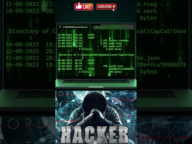 😲 CMD Hacking Trick You NEED to Know! 🔥 | Windows CMD Secret Trick #Shorts