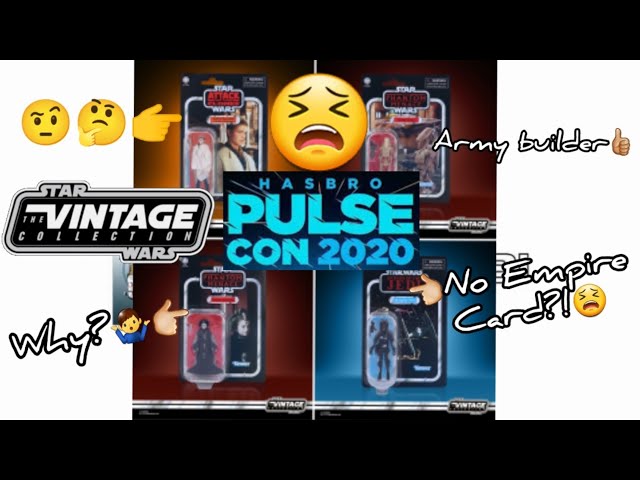 Hasbro Pulse 'CON'! 2020 Star Wars Vintage Collection | 3.75 Reveals / Overview