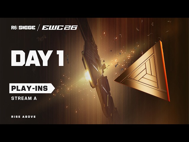 R6 Siege at EWC 26 | Day 1 - Play-in // Stream A