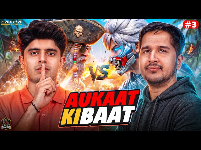 AFTER 6 YEARS😤 AJJUBHAI VS AMITBHAI FREE FIRE GAMEPLAY | TALKING STATUS #3