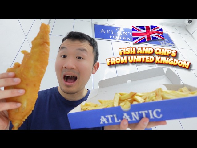MY WISH CAME TRUE - I Tried Authentic Fish & Chips From United Kingdom