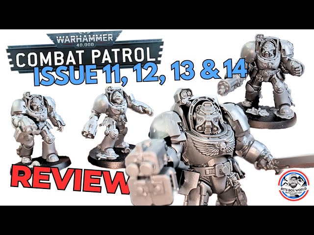 Warhammer 40k Hachette Partworks ISSUE 11, 12, 13 & 14 - Combat Patrol #warhammer40k #spacemarines