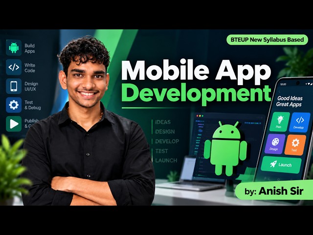 Mobile App Development Syllabus | BTEUP Diploma CS 5th Semester | Theory & Practical