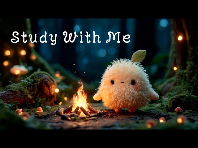 🔴 【24/7 LIVE】 Puffi's Bonfire Night in the Forest 🌙｜Cozy Celtic Fantasy Music for Study & Focus