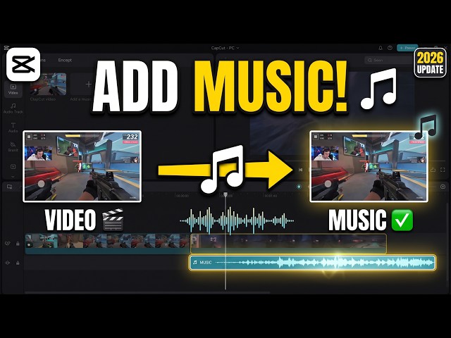 How To Add Music in CapCut PC (2026 Easy Tutorial!)