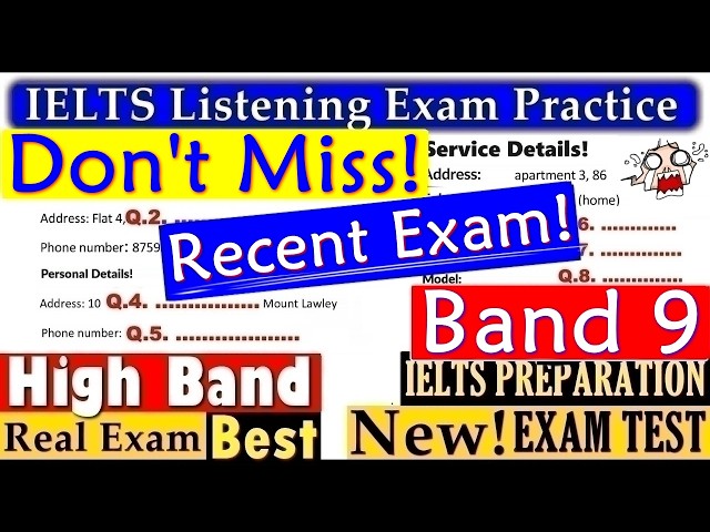 IELTS LISTENING PRACTICE TEST 2026 WITH ANSWERS | 27.08.2026