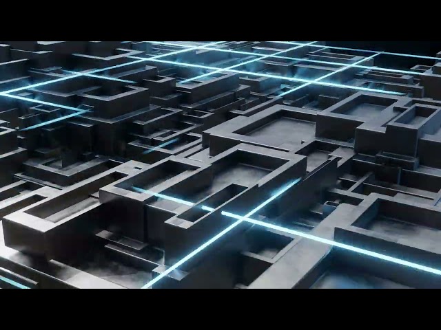 4K Abstract Geometric Animated Neon background Infinite Loop Video Live Wallpaper | Free Version