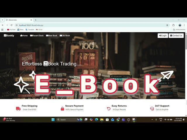 Online Book Shopping Website 