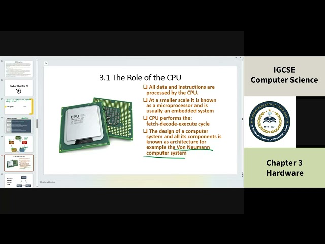 IGCSE Computer Science   Chapter 3