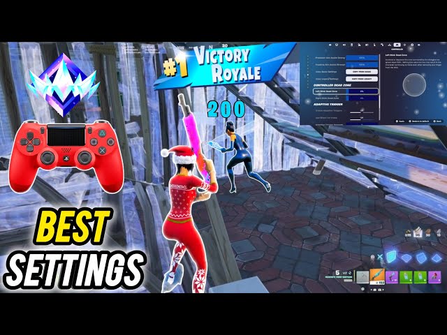Best PS4 Controller Settings for 0 Delay in Fortnite (Peterbot Style)