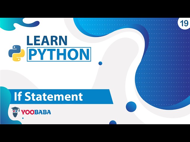 Python If Statement Tutorial in Hindi / Urdu