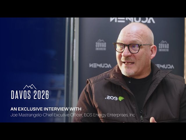 Eos in DAVOS 2026 | Limitless Potential in Battery Energy Storage