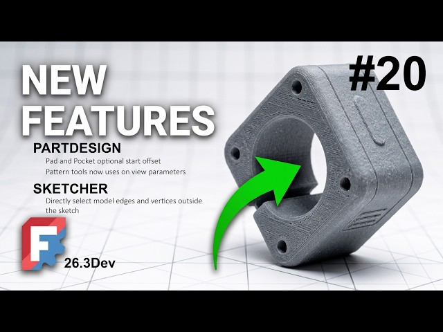 PartDesign and Sketcher new features - FreeCAD 26.3Dev (experimental)