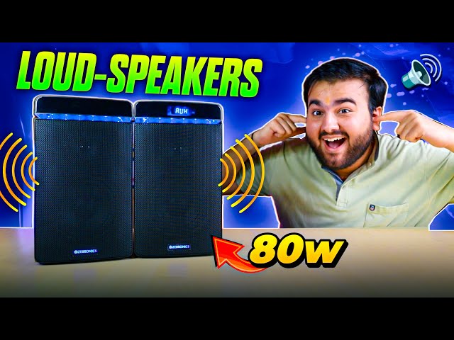 80W LOUD Speakers under ₹5000/- 🤯 | Zebronics Bookshelf Speaker