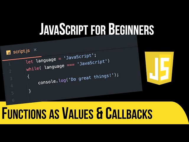 Functions as Values & Callbacks