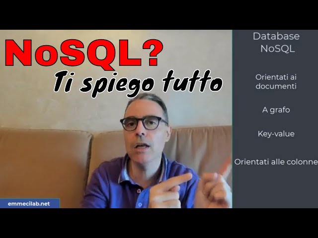 NOSql? No problem, ti spiego tutto