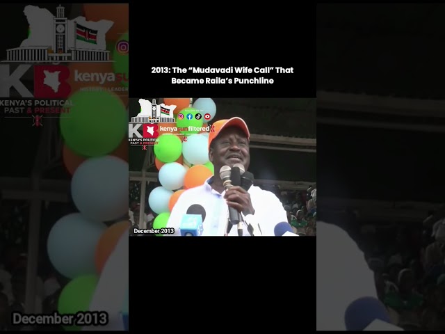 The “Mudavadi Wife Call” That Became Raila’s Punchline