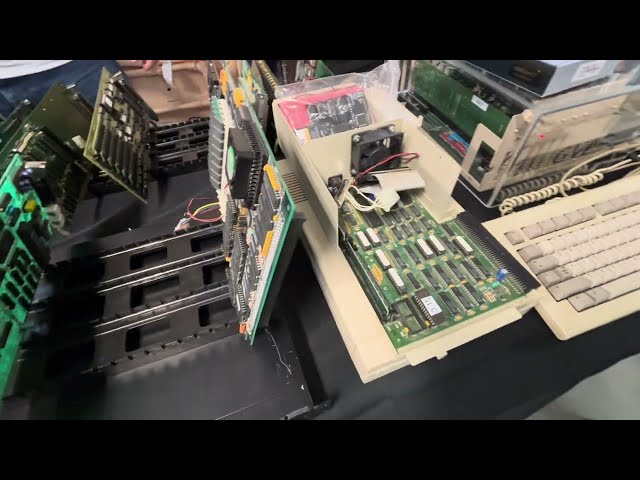 Vintage Computer Festival East Clips Wall New Jersey 2024 Saturday April 13 Real Sounds Unedited