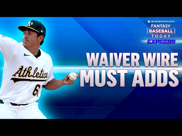 Waiver Wire MUST ADDS! Biggest Standouts from the Weekend! | Fantasy Baseball Advice