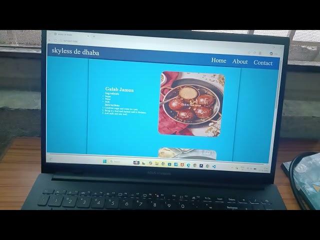 I Built My First Website! 🍽️ Recipe Book | HTML & CSS Project
