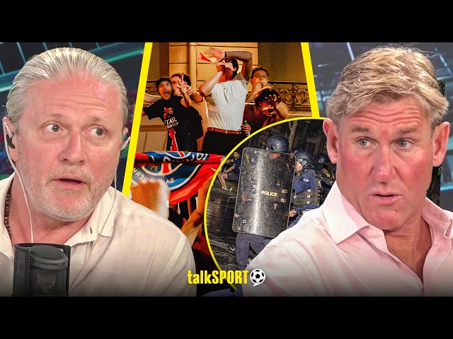 Emmanuel Petit and Simon Jordan REACT to PSG Fans Causing MAYHEM in Paris After Their UCL win!