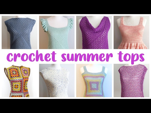 Cute CROCHET Summer TOPS