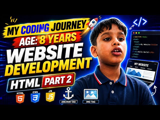 HTML Tutorial Part 2 in Hindi | Anchor Tag & Image Tag | Website Development for Beginners