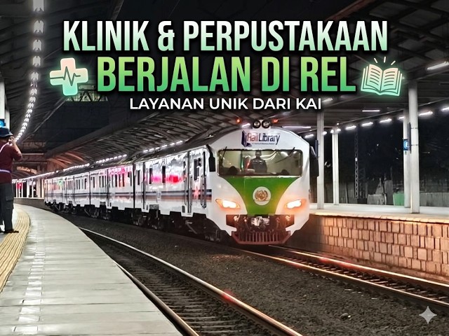 Clinic Train and Mobile Library Departing from Cipinang Depot
