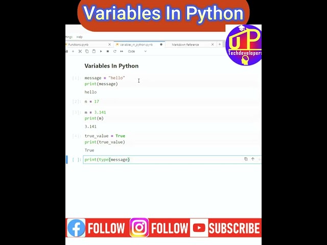 What are Variables in Python? | Explained #shortsfeed #pythontutorial #youtubeshorts