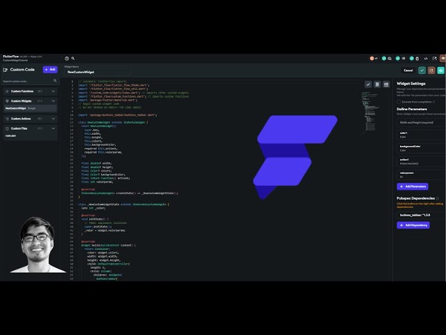 Custom Widgets en FlutterFlow: Paso a paso