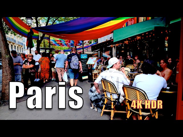 PARIS FRANCE 🇫🇷 Summer Afternoon City Walk | 4K HDR 60fps | August 22, 2026