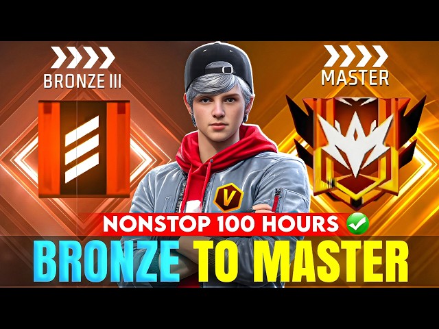 Finally Bronze To Grandmaster 🔥 In 100 Hour 🥵 | Br Rank | Ep-4