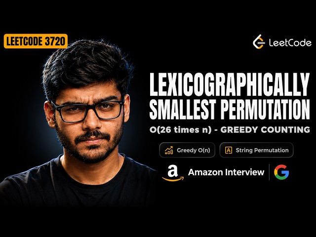 Lexicographically Smallest Permutation Greater Than Target | LEETCODE 3720 | Solve In Seconds | Easy