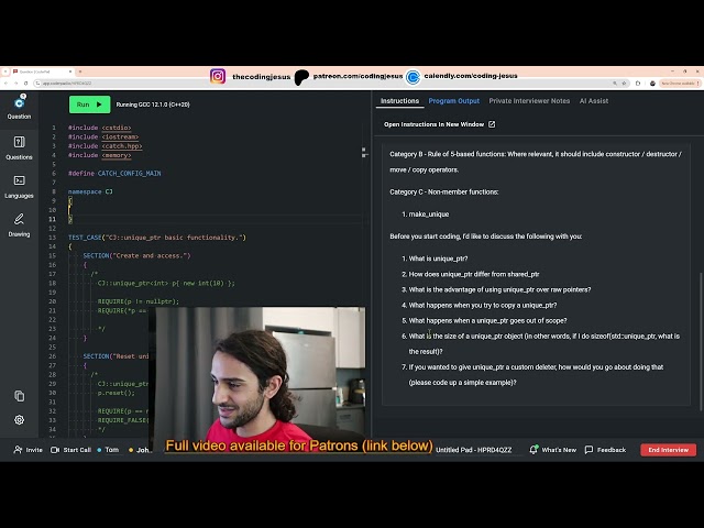 Mock Quant Dev Technical Interview #2 (w/@zacklight )