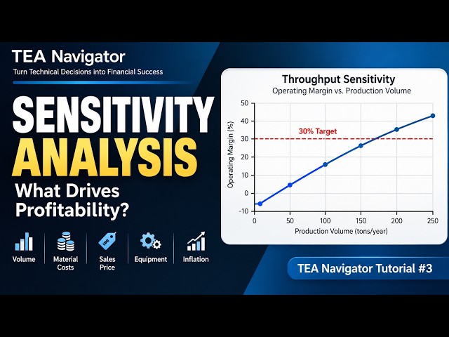 Techno-Economic Analysis: Sensitivity Analysis