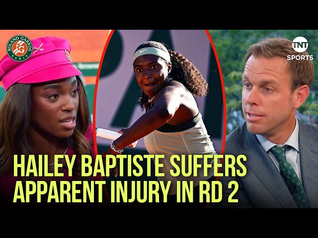 Hailey Baptiste Suffers an Injury at Roland-Garros