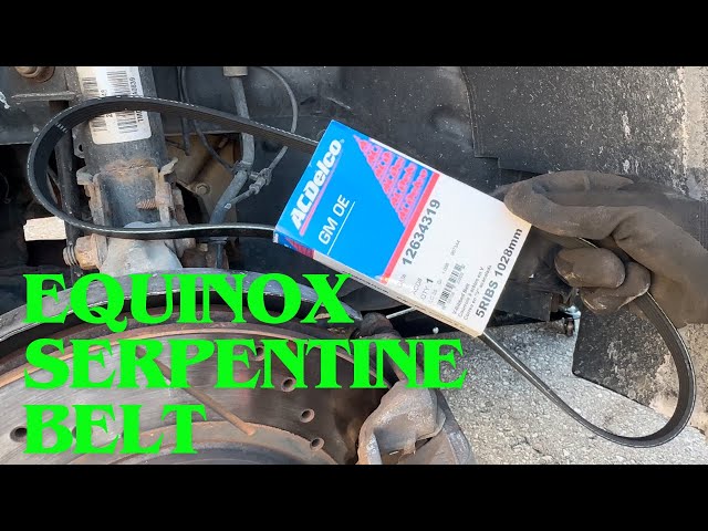 Chevy Equinox/GMC Terrain Serpentine Belt Replacement