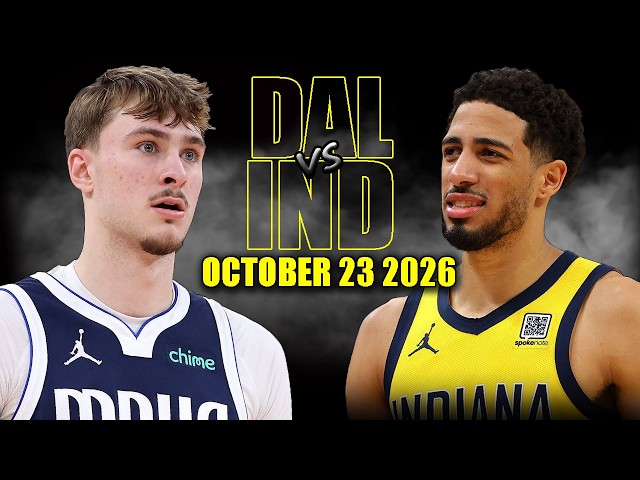 Dallas Mavericks vs Indiana Pacers Full Game Highlights - October 23, 2026 | NBA Season