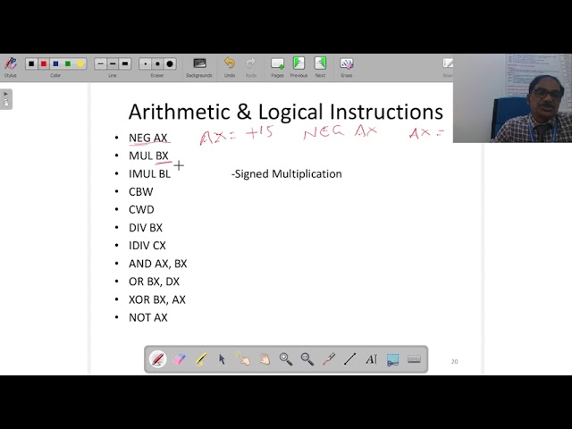 8086 Arithmetic and Logical Instructions