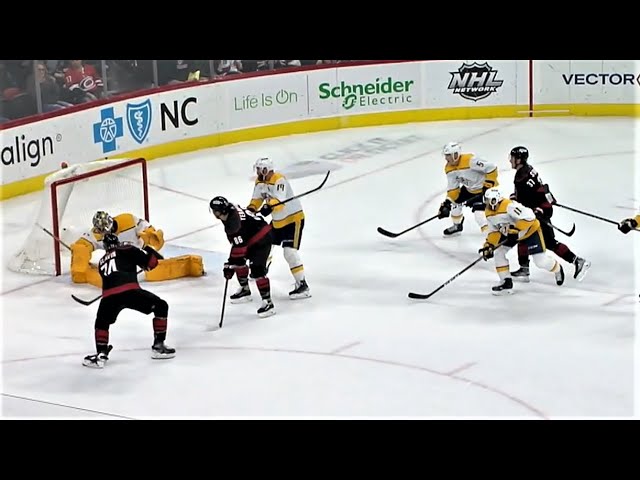 Jaccob Slaving Retakes The 2 Goal Lead Heading Into The Second Intermission