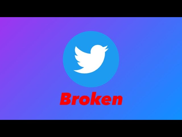 I have a VERY BROKEN Twitter account…